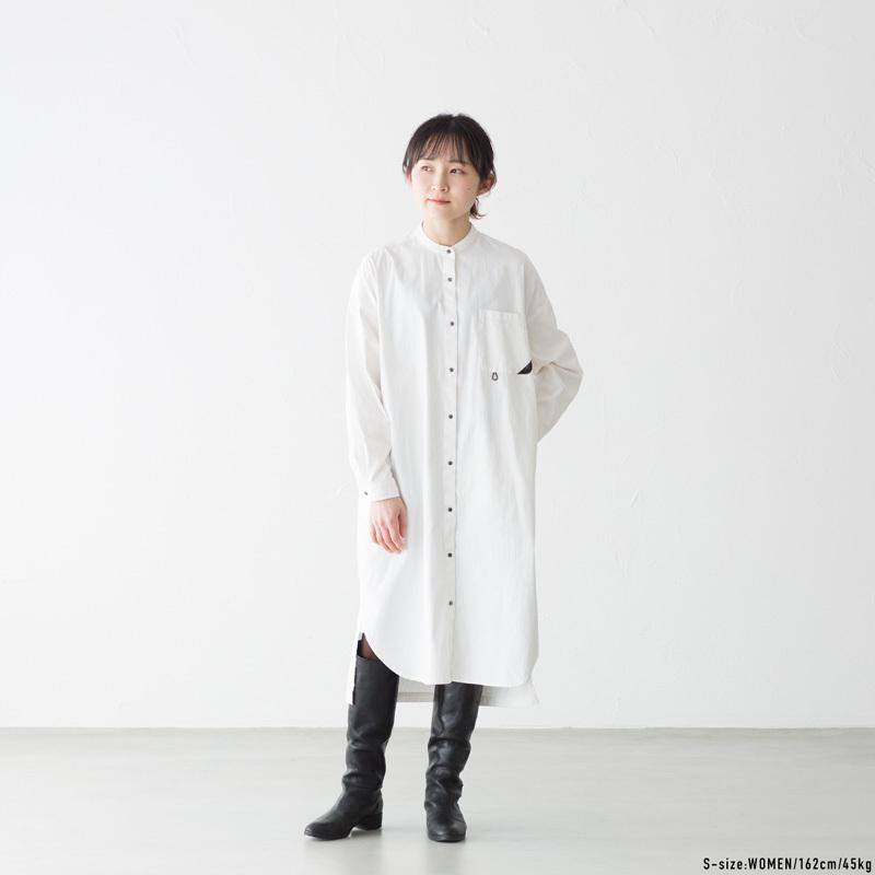 未使用 OFF-WHITE デニムシャツワンピース M 38 タグ付き リー ロゴワンピース トップス キッズ デニムワンピース 無地