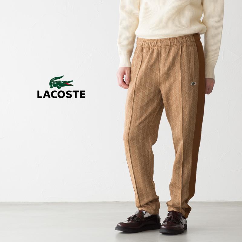 LACOSTE ラコステ モノグラム トラックパンツ XH0071L メンズ LACOSTE ラコステ モノグラム トラックパンツ XH0071L メンズ