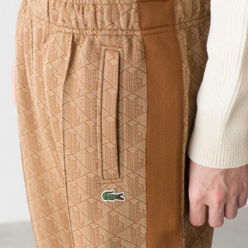 LACOSTE ラコステ モノグラム トラックパンツ XH0071L メンズ LACOSTE ラコステ モノグラム トラックパンツ XH0071L メンズ