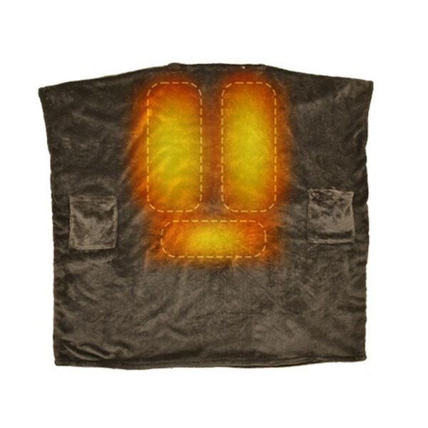 どこでも電気着る毛布 くるみケット　防災アイテム　省エネ　本体手洗い可 コンセント不要 モバイルバッテリー付 |  | 01