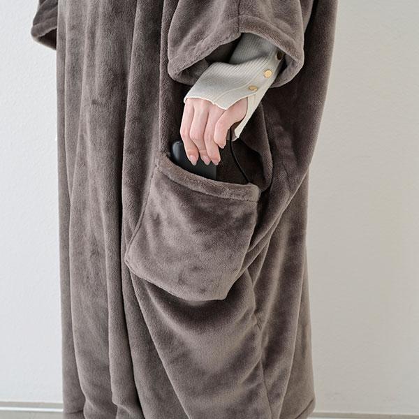 どこでも電気着る毛布 くるみケット　防災アイテム　省エネ　本体手洗い可 コンセント不要 モバイルバッテリー付 |  | 04