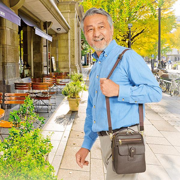 スマートショルダー 送料無料 日本製 オールレザー フォーマル