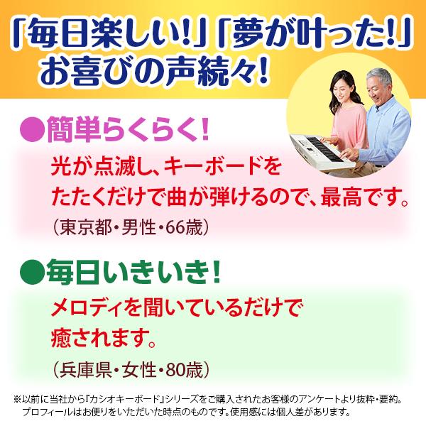 カシオ 楽らくキーボード LK-536  ユーキャンオリジナル CASIO光ナビゲーションキーボード 母の日 父の日 送料無料 | CASIO | 05