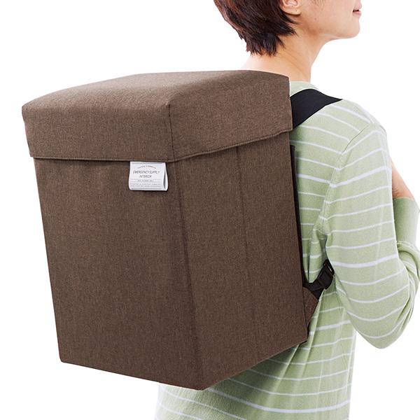 イス型防災セット 災害時3日間を乗りきる 非常時の必需品全47点がパッと一度に揃う |  | 03