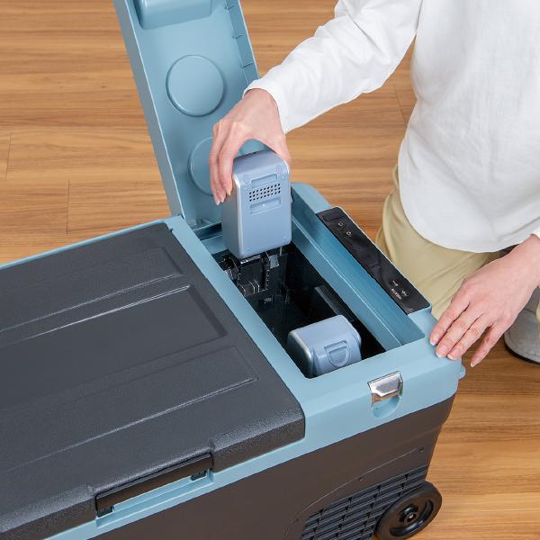 ポータブル冷凍冷蔵庫 防災家電 冷凍・冷蔵・保温 大容量バッテリー搭載 |  | 05