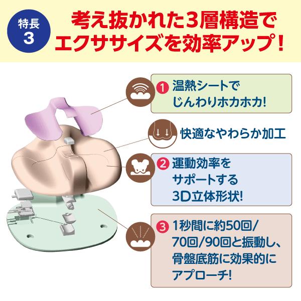 メディブル ユーキャンオリジナル 温熱機能付き 音声ガイド付き 楽らく振動クッション 骨盤底筋エクササイズ ユーキャン通販 ユーキャンの通販 |  | 05