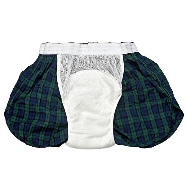 安心トランクス（3枚組） 送料無料 吸水パンツ 尿 トラブル 幅広パッド 横モレ スポーツジム ゴルフ 温泉 |  | 03