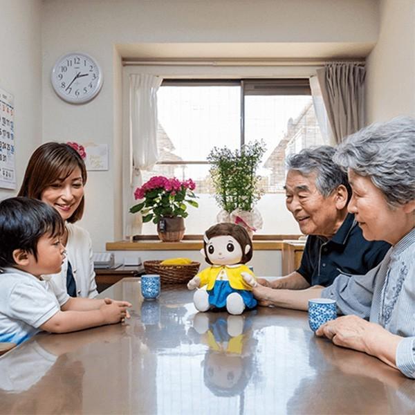 おりこうのんちゃん 送料無料 脳トレ おもちゃ おしゃべり人形 認知症 高齢者 老人 癒し 音声認識|cococimo|02