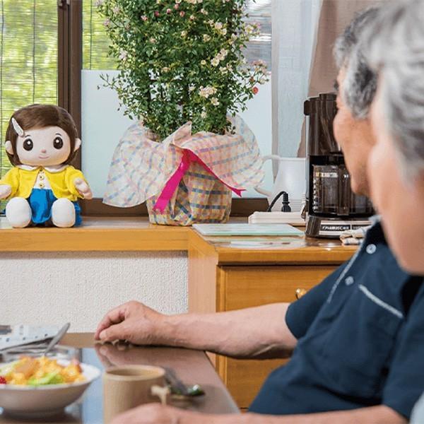 おりこうのんちゃん 送料無料 脳トレ おもちゃ おしゃべり人形 認知症 高齢者 老人 癒し 音声認識|cococimo|05