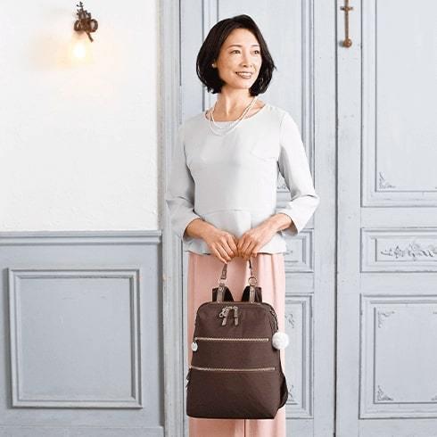 オリジナル・カナナリュック 送料無料 竹内海南江さん 大人の女性 エレガント エース 共同開発 |  | 09