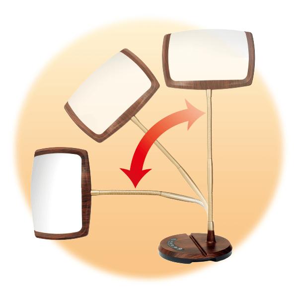 卓上ルーペ 目が楽プレミアム LEDライト 大型レンズ 読書 角度変更 明るさ 調整 送料無料 |  | 03