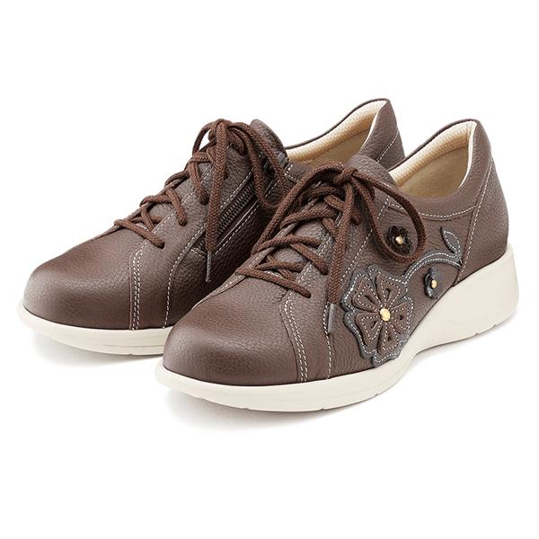 ５E エレガントスニーカー 外反母趾に優しい 外反母趾 甲高 幅広 大人のためのスニーカー 送料無料 |  | 01