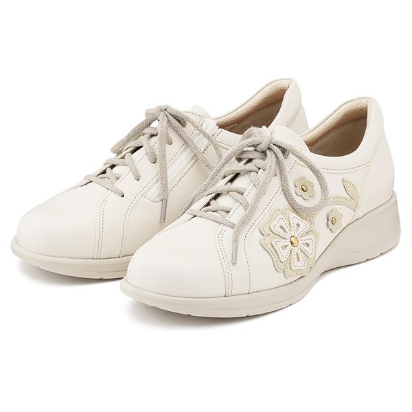 ５E エレガントスニーカー 外反母趾に優しい 外反母趾 甲高 幅広 大人のためのスニーカー 送料無料 |  | 03