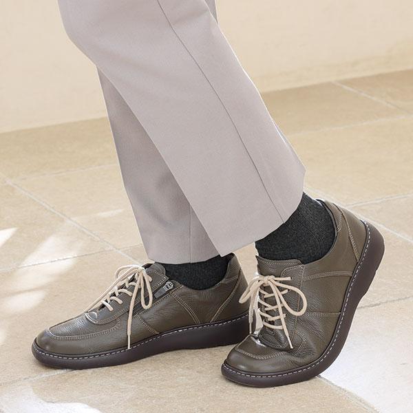 本革スマートスニーカー　超軽量　国産ソフトレザー仕立て |  | 09