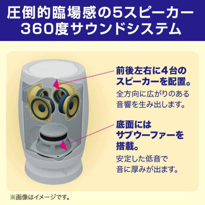 aiwa JET STREAM スピーカー 円筒形 黒・シルバー ジェットストリームオーディオ ユーキャン 100曲内蔵 城達也