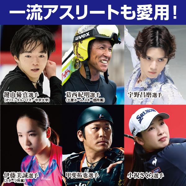 コラントッテ 磁気ネックレス 限定モデル 送料無料 健康医療機器 血行促進 コリ緩和 首・肩 コリ スポーツ選手 Ｎ極Ｓ極交互配列 |  | 02