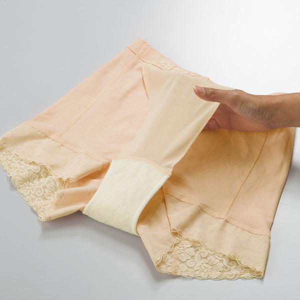 キュットフィット（2枚組） おしゃれ 吸水ショーツ 尿もれ対策 骨盤底筋 ガードルショーツ 吸水パッド 中度失禁 |  | 03