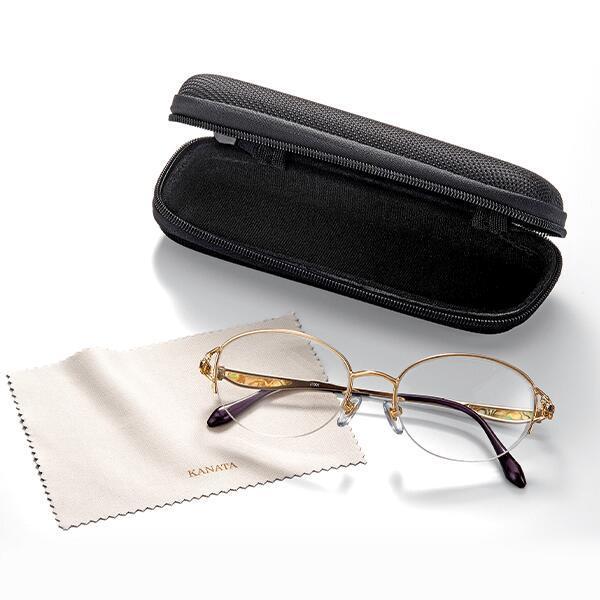 ジュエリーグラス 送料無料 シニアグラス 遠近両用 老眼鏡 女性 おしゃれ お出かけ UVカット 累進レンズ 紫外線カット |  | 03