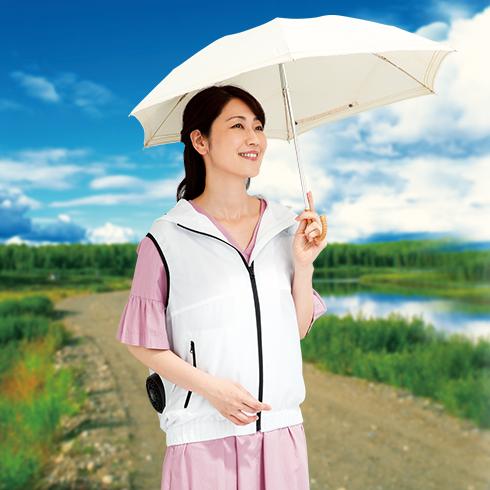 ミズノ冷涼ベスト 送料無料 mizuno 冷却ファン 気化熱 DIY 家事 Tシャツセット フード 男女兼用 消臭 動きやすい 普段使い 洗濯可能 | MIZUNO | 03
