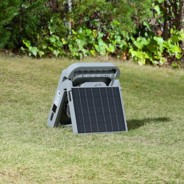 ソーラー扇風機MAX アウトドア 防災 充電式・コードレス ソーラーパネル搭載 太陽光で発電 モバイルバッテリー 防水 防災製品等推奨品 |  | 05