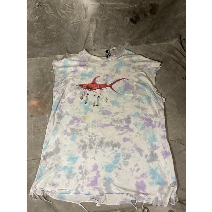 ALCHEMIST MUSC TEE ASHLEY アルケミスト　タイダイ　ダメージノースリーブTEE　定価45000円＋tax | 