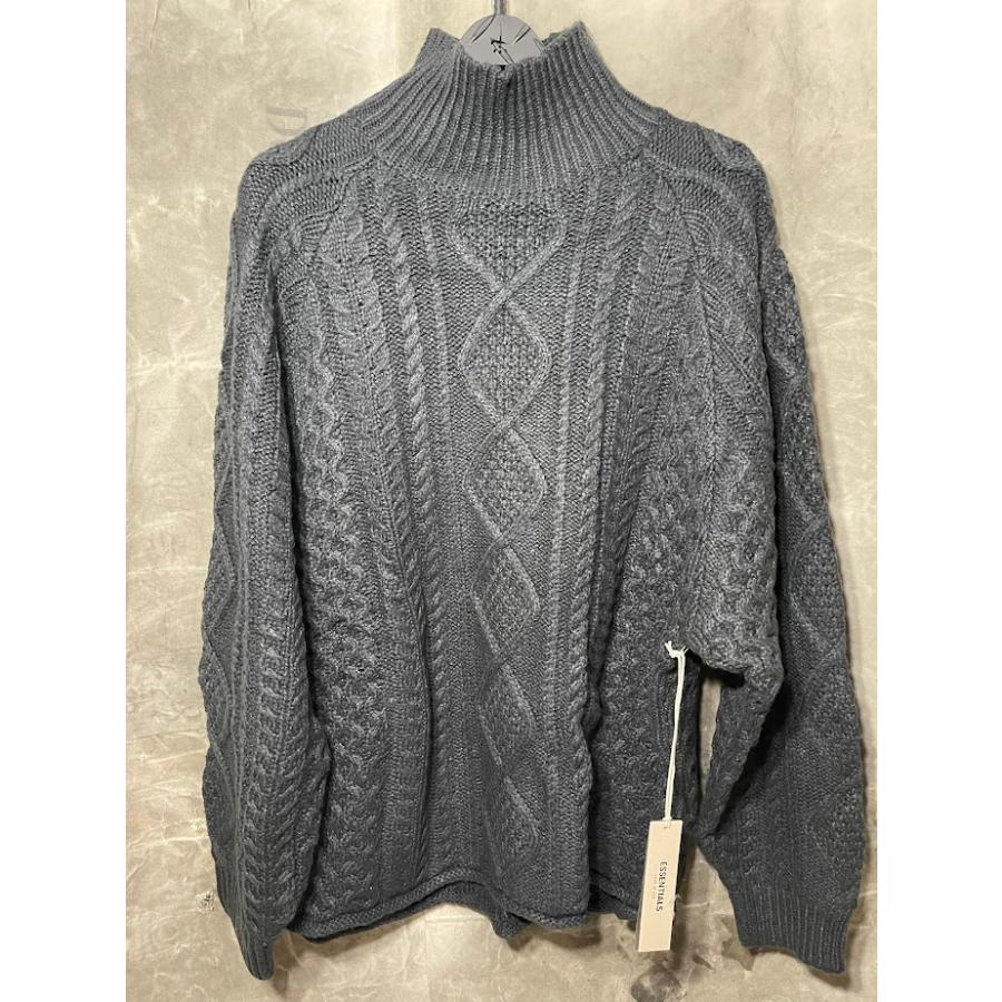 essentials CABLEKNIT TURTLENECK ニット IRON |  | 01
