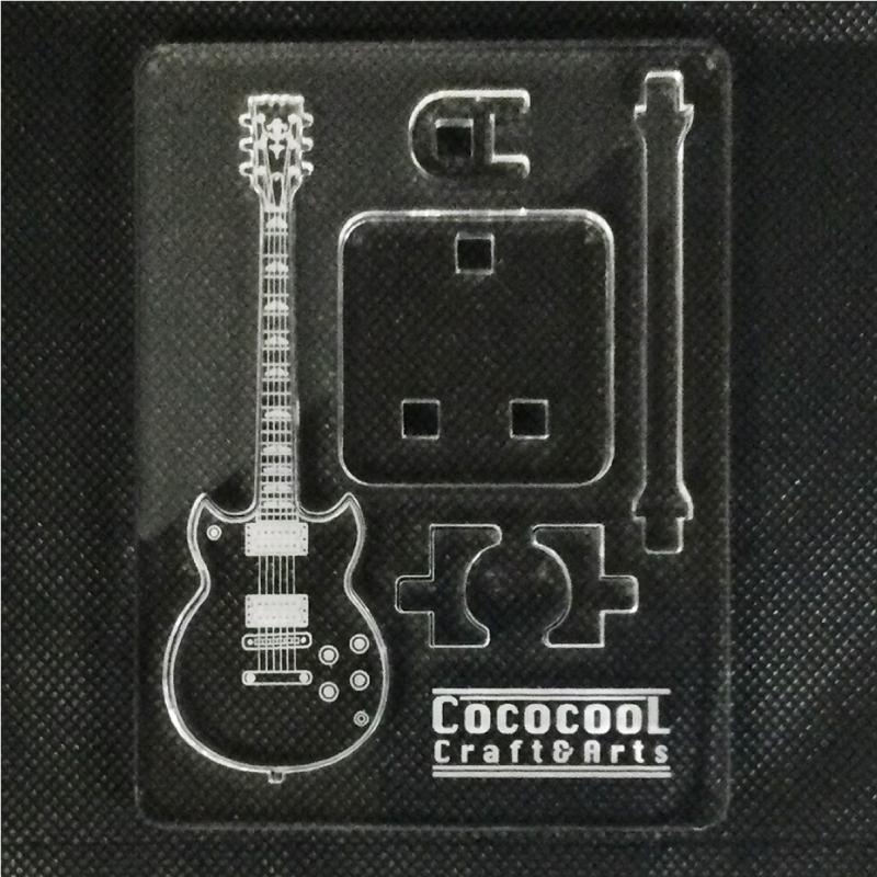 アクリル製　ミニチュアギター　SG-Y（ピックガードなし・バインディングあり）タイプ　楽器　guitar　SG-Y  type |  | 02