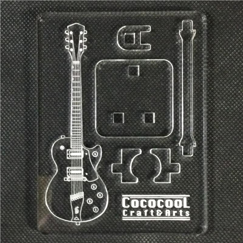 アクリル製　ミニチュアギター　RocJタイプ　楽器　guitar　RocJ　type |  | 02