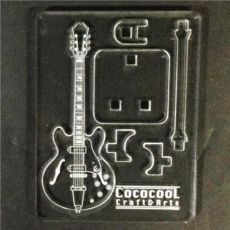 アクリル製　ミニチュアギター　カジノタイプ　楽器　guitar　Casino　type |  | 02