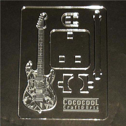 アクリル製　ミニチュアギター　FKタイプ　楽器　guitar　FK type |  | 03