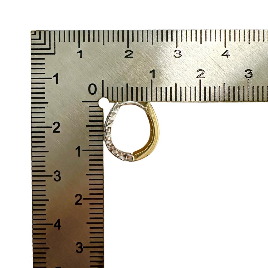 アクセサリー ピアス 18金 K18 ホワイト フープピアス 中折れ 両耳