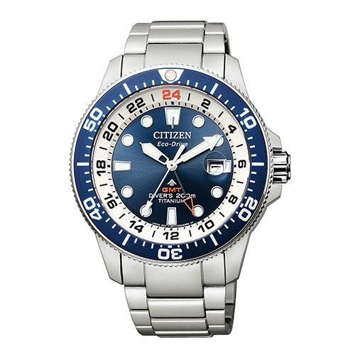 シチズン Citizen プロマスター PROMASTER メンズ腕時計 BJ7111-86L MARINEシリーズ エコ・ドライブ GMTダイバー ブルー 新品 国内正規品｜cococross