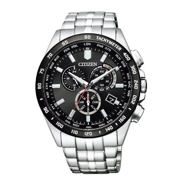 Citizen シチズンコレクション メンズ腕時計 CB5874-90E エコ・ドライブ電波時計 ダイレクトフライト クロノグラフ 新品 国内正規品｜cococross