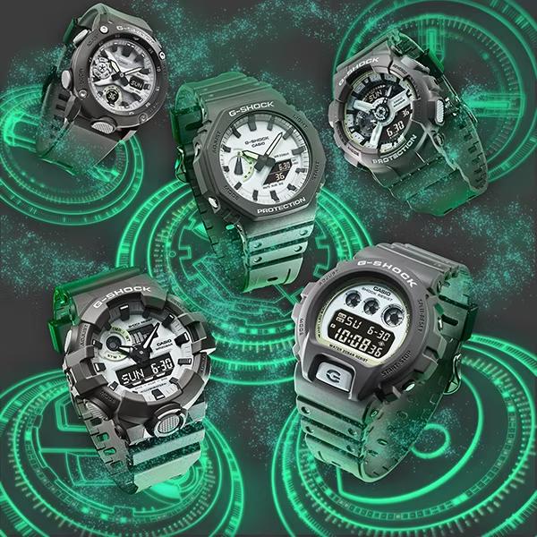 カシオ メンズ腕時計 ジーショック GA-110HD-8AJF HIDDEN GLOW Series 