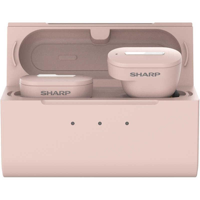 シャープ SHARP MH-L1-P 補聴器 両耳 メディカルリスニングプラグ 軽度・中等度難聴者向け ワイヤレスイヤホン ピンク