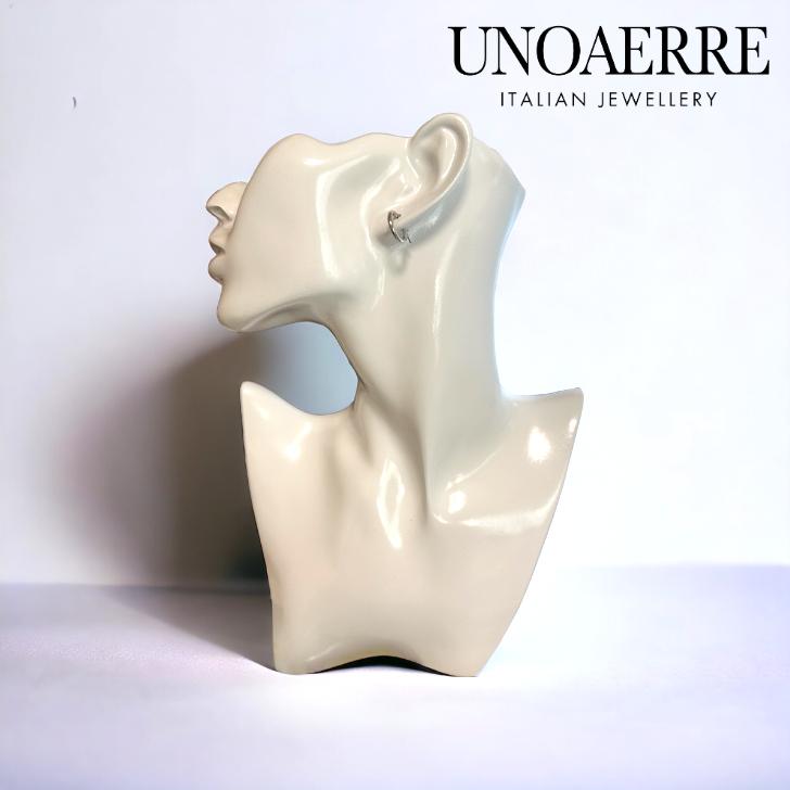 ウノアエレ K18WG フープピアス リングピアス ホワイトゴールド イタリア製 楽天市場】ウノアエレ 【UNOAERRE】K18WGホワイトゴールド