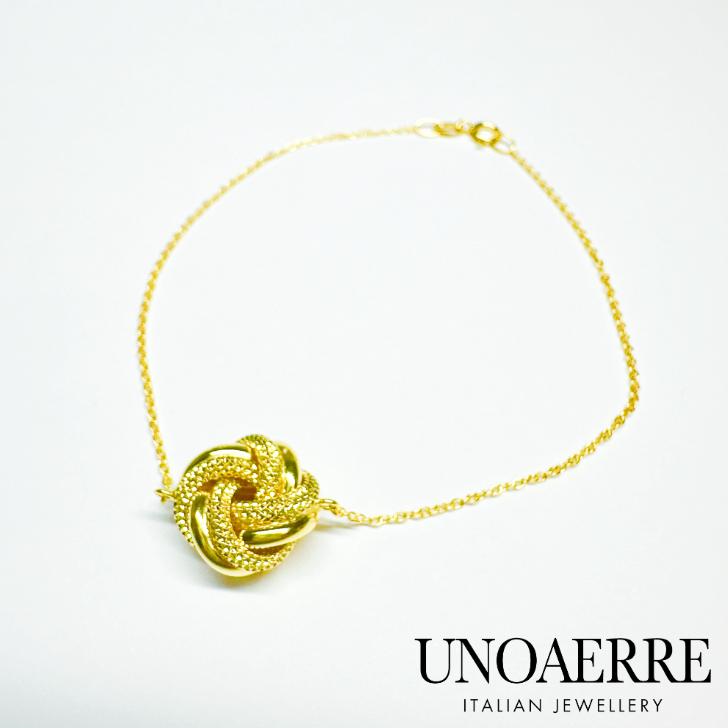 UNOAERRE（ウノアエレ） ブレスレット アクセサリー 18金 K18 K18YG