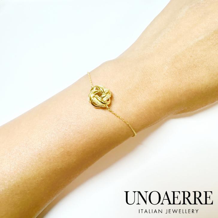 UNOAERRE（ウノアエレ） ブレスレット アクセサリー 18金 K18 K18YG
