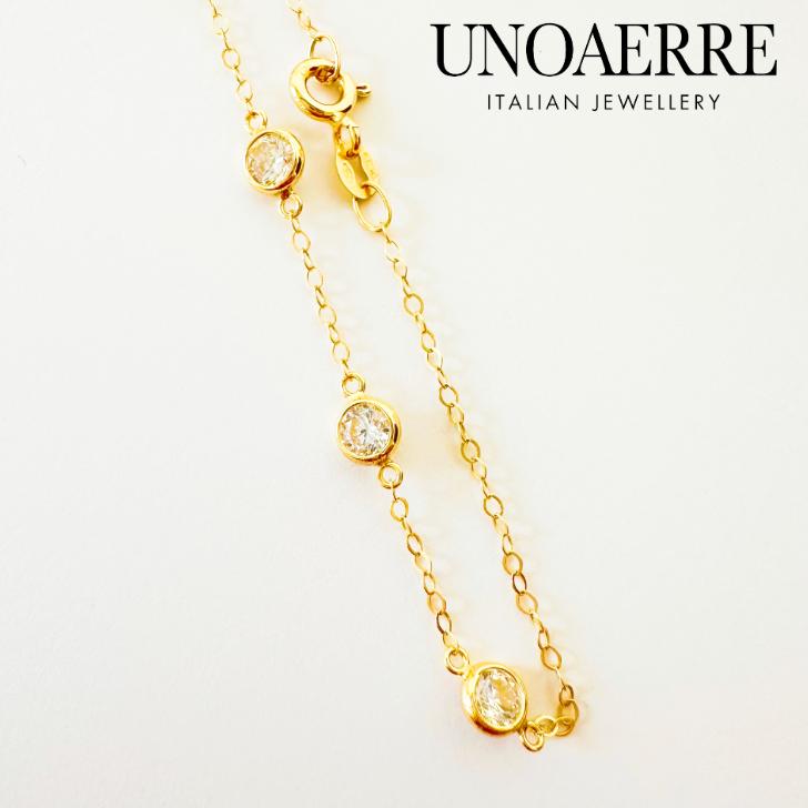 UNOAERRE（ウノアエレ） ブレスレット アクセサリー 18金 K18 K18YG