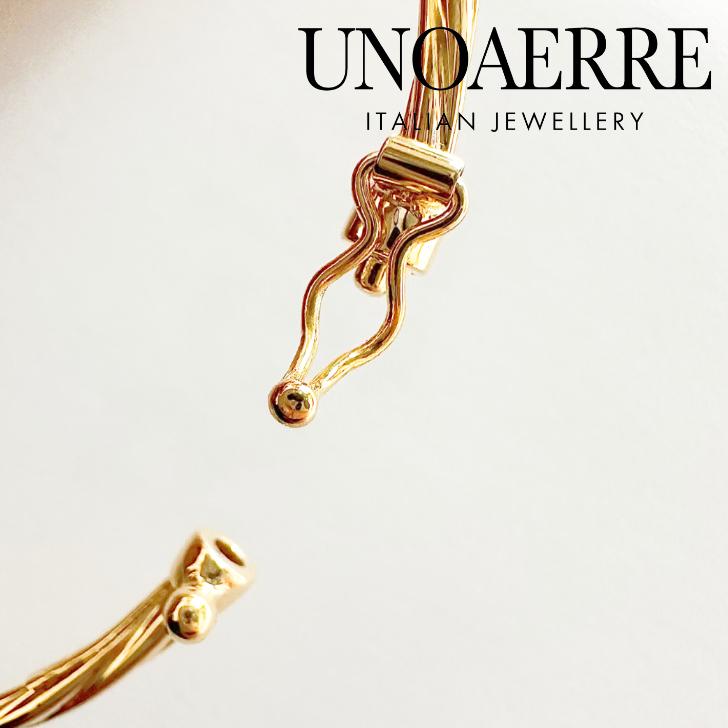UNOAERRE ウノアエレ バングル ブレスレット 18金 K18 ゴールド