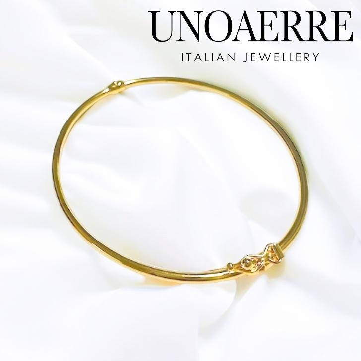 UNOAERRE ウノアエレ バングル ブレスレット アクセサリー 18金 UNOAERRE ウノアエレ バングル ブレスレット アクセサリー 18金