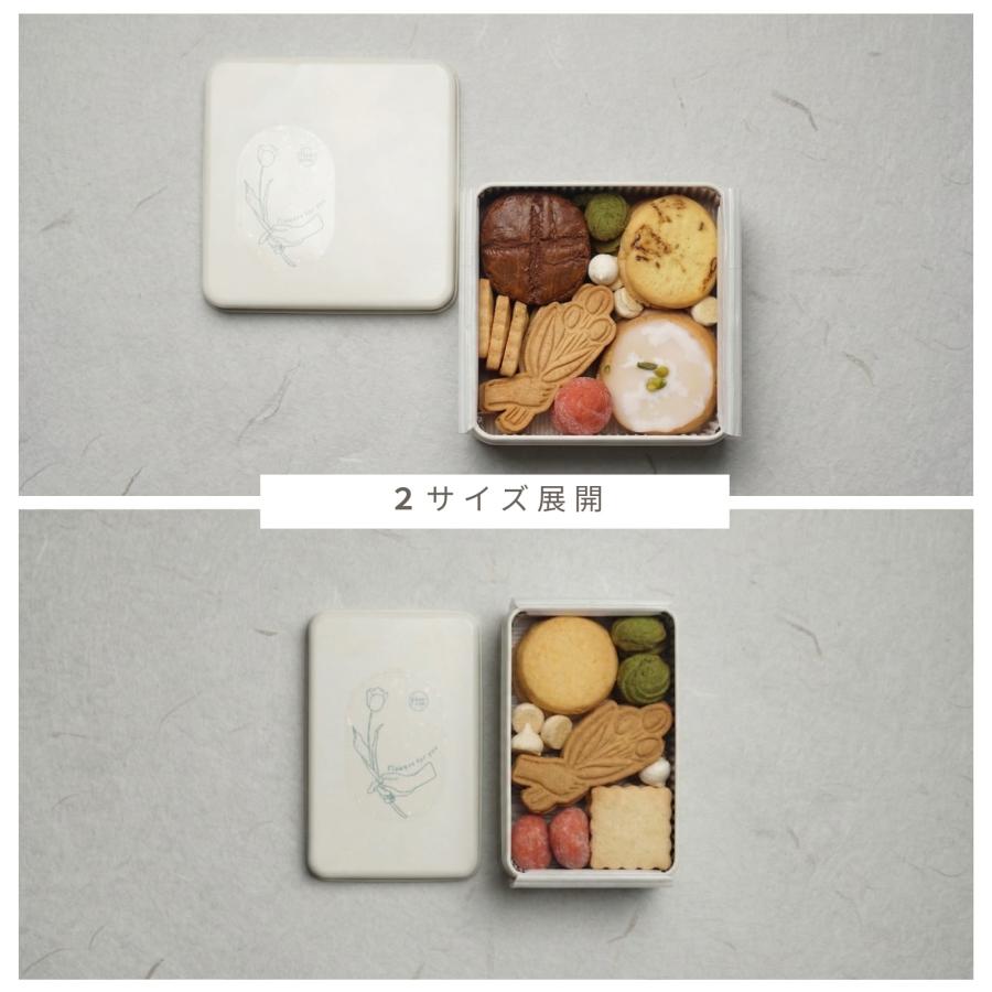 わらいみらい お中元 早割 クッキー クッキー缶 誕生日 ギフト 花