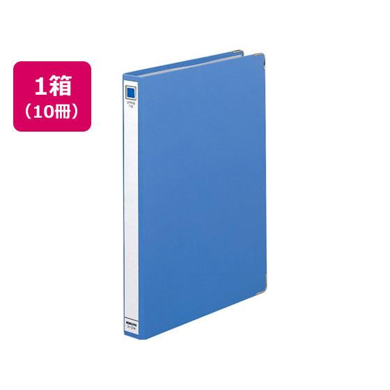 コクヨ スプリングファイル(樹脂含浸紙貼) A4タテ 青 10冊 Ａ４ スプリングファイル フラットファイル レターファイル