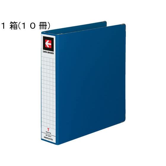 コクヨ データバインダーT(バースト用・ワイド)T11×Y10 青 10冊 バーストタイプ Ｔ型とじ具 コンピューターバインダー 多穴 伝票ファイル