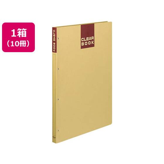 コクヨ クリヤーブック クラフトタイプ A3 20ポケット 10冊 ラ-373 固定式クリヤーファイル