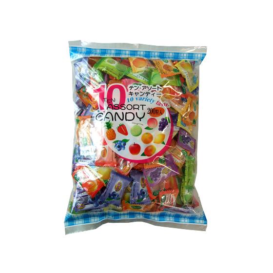 NISSIN ニッシンドルチェ 10アソートキャンディ200 560g キャンディ 飴