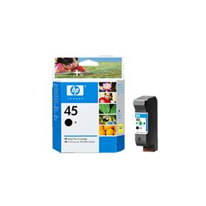 日本HP HP インクジェットインク ブラック 45(51645AA) ヒューレット 