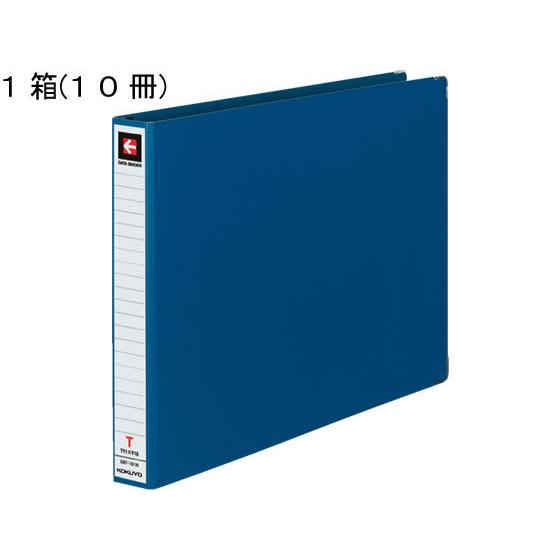 コクヨ データバインダーT(バースト用) T11×Y15 22穴 青 10冊 バーストタイプ Ｔ型とじ具 コンピューターバインダー 多穴 伝票ファイル
