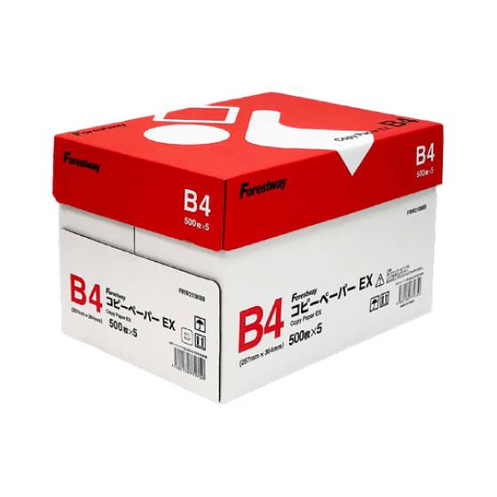 コピー用紙 B4 2500枚 500枚 5冊 高白色