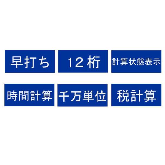 キヤノン 千万単位実務電卓 手帳タイプ LS-12TUIIG SOB 小型電卓｜cocodecow｜02